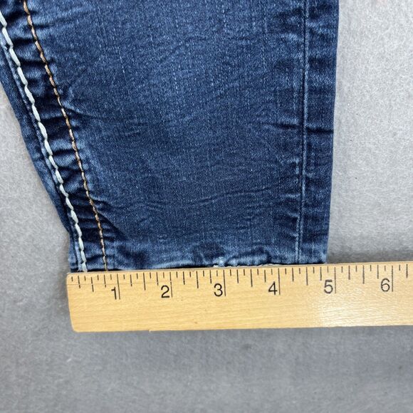 ROCK REVIVAL Yui Womens Skinny Jeans Tag Size 26 Low Rise Dark Wash - Picture 13 of 16